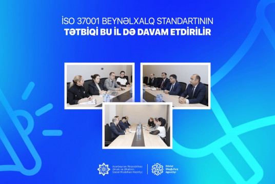 Dövlət Məşğulluq Agentliyi bu il də İSO 37001 beynəlxalq  standartının tətbiqini davam etdirir