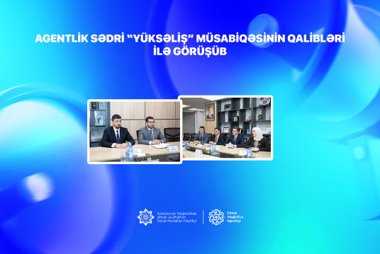 Agentlik sədri “Yüksəliş” müsabiqəsinin qalibləri ilə görüşüb