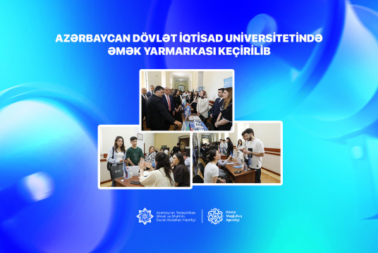 Azərbaycan Dövlət İqtisad Universitetində əmək yarmarkası keçirilib