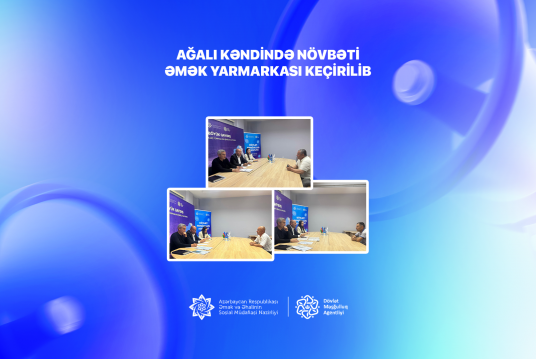 Ağalı kəndində növbəti əmək yarmarkası keçirilib
