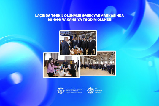 Laçında keçirilən əmək yarmarkasında 90-dək  vakansiya təqdim olunub