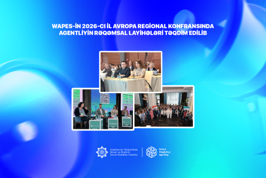 WAPES-in 2026-cı il Avropa Regional Konfransında Agentliyin rəqəmsal layihələri təqdim edilib