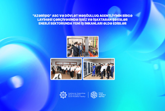 “Azərişıq” ASC və DMA-nın birgə layihəsi çərçivəsində işsiz və işaxtaran şəxslər enerji sektorunda yeni iş imkanları əldə ediblər