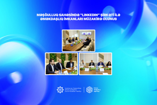 Məşğulluq sahəsində “LinkedIn” şirkəti ilə əməkdaşlıq imkanları müzakirə  olunub