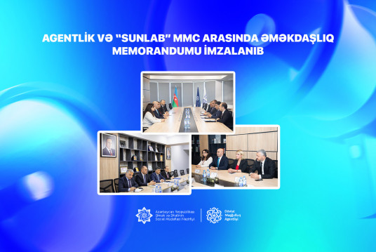 Dövlət Məşğulluq Agentliyi və “Sunlab” MMC arasında  əməkdaşlıq memorandumu imzalanıb