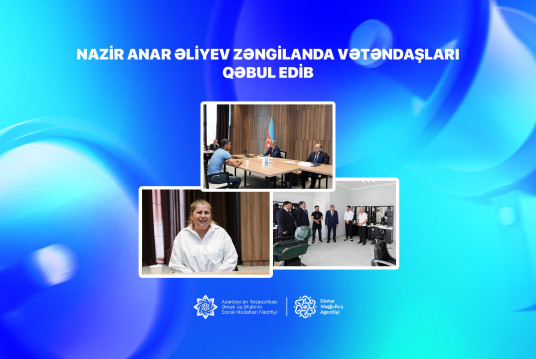 Nazir Anar Əliyev Zəngilanda vətəndaşları qəbul edib