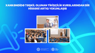 Xankəndidə təşkil olunan tikişçilik kurslarından bir hissəsi artıq yekunlaşıb