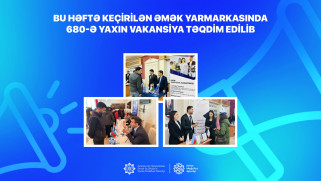 Bu həftə keçirilən əmək yarmarkalarında 680-ə yaxın vakansiya təqdim edilib