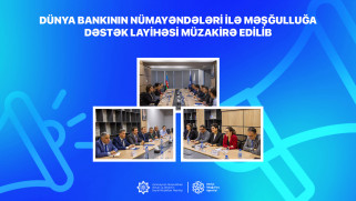 Dünya Bankının nümayəndələri ilə Məşğulluğa Dəstək Layihəsi müzakirə edilib