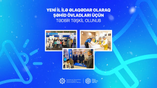 Yeni il ilə əlaqədar olaraq şəhid övladları üçün tədbir təşkil olunub