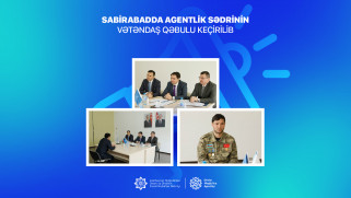 Sabirabadda Agentlik sədrinin vətəndaş qəbulu keçirilib