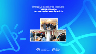 Masallı və Gədəbəydə keçirilən yarmarkalarda 160 vakansiya təqdim edilib