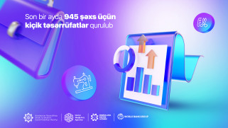 Son bir ayda özünüməşğulluq proqramı üzrə 945 şəxs üçün kiçik təsərrüfatlar qurulub