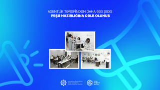 Dövlət Məşğulluq Agentliyi tərəfindən daha 663 şəxs peşə hazırlığına cəlb olunub