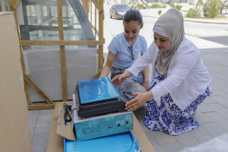 Füzuli şəhərində daha bir qrup sakinə özünüməşğulluq  proqramı üzrə aktivlər verildi