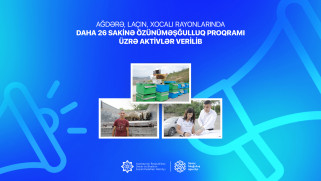 Ağdərə, Laçın, Xocalı rayonlarında daha 26 sakinə özünüməşğulluq proqramı üzrə aktivlər verilib