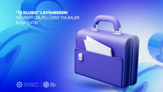 “İş Klubu” layihəsinin növbəti qrupu üzrə təlimlər başa çatıb
