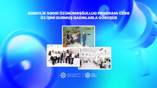 Agentlik sədri özünüməşğulluq proqramı üzrə  öz işini qurmuş qadınlarla görüşüb