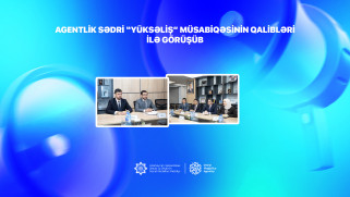 Agentlik sədri “Yüksəliş” müsabiqəsinin qalibləri ilə görüşüb