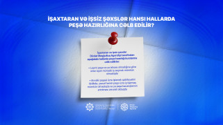 İşaxtaran və işsiz şəxslər hansı hallarda peşə hazırlığına cəlb edilir?