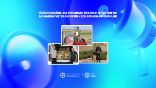 Özünüməşğulluq proqramı üzrə daha 120 nəfər müharibə veteranı üçün kiçik bizneslər qurulub