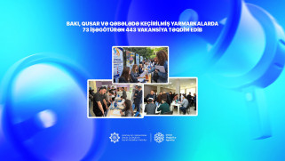 Bakı, Qusar və Qəbələdə keçirilmiş yarmarkalarda 73 işəgötürən 443 vakansiya təqdim edib