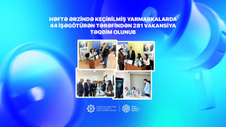 Həftə ərzində keçirilmiş yarmarkalarda 44 işəgötürən tərəfindən 281 vakansiya təqdim olunub