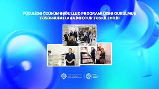 Füzulidə özünüməşğulluq proqramı üzrə qurulmuş  təsərrüfatlara infotur təşkil edilib