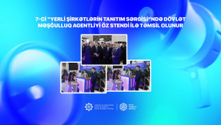7-ci “Yerli şirkətlərin tanıtım sərgisi”ndə Dövlət Məşğulluq Agentliyi öz stendi ilə təmsil olunur