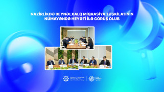 Nazirlikdə Beynəlxalq Miqrasiya Təşkilatının nümayəndə heyəti ilə görüş olub