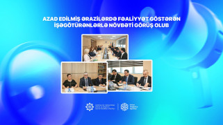 Azad edilmiş ərazilərdə fəaliyyət göstərən işəgötürənlərlə növbəti görüş olub