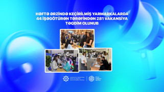 Bu həftə keçirilmiş yarmarkalarda 140-dək işəgötürən 620-dək vakansiya təqdim edib