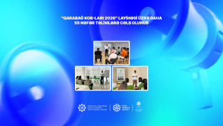 “Qarabağ KOB-ları 2026” layihəsi üzrə daha 55 nəfər təlimlərə cəlb olunub