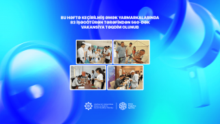 Bu həftə keçirilmiş əmək yarmarkalarında 83 işəgötürən tərəfindən 560-dək vakansiya təqdim olunub -17072026