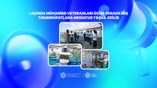 Laçında müharibə veteranları üçün yaradılmış kiçik təsərrüfatlara mediatur təşkil edilib