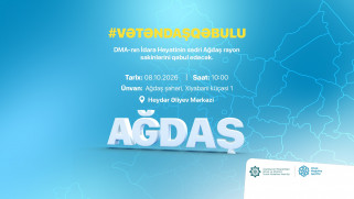 Agentlik sədrinin Ağdaş rayonunda vətəndaş qəbulu keçiriləcək