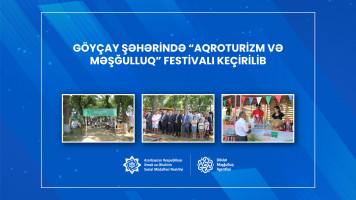 Göyçay şəhərində “Aqroturizm və Məşğulluq” festivalı keçirilib