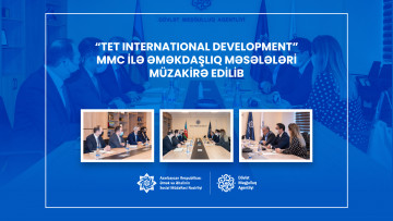 “TET İnternational Development” MMC ilə  əməkdaşlıq məsələləri müzakirə edilib