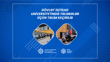 Dövlət İqtisad Universitetində tələbələr üçün təlim keçirilib