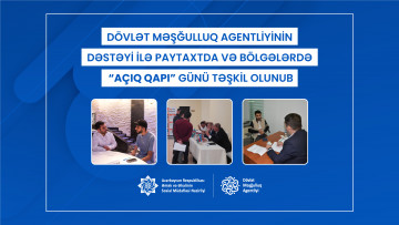 Dövlət Məşğulluq Agentliyinin dəstəyi ilə paytaxtda və bölgələrdə “Açıq qapı” günü təşkil olunub