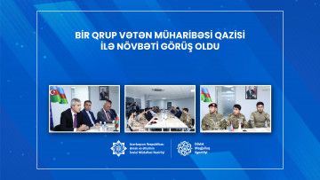 Bir qrup Vətən müharibəsi qazisi ilə növbəti görüş oldu