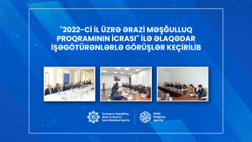 “2022-ci il üzrə Ərazi Məşğulluq Proqramının icrası” mövzusunda işəgötürənlərlə görüş keçirilib