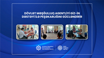 Dövlət Məşğulluq Agentliyi GİZ-in dəstəyi ilə peşəkarlığını gücləndirir