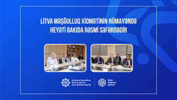 Litva Məşğulluq Xidmətinin nümayəndə heyəti ölkəmizdə səfərdədir