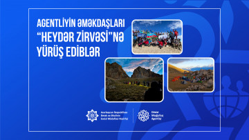 Agentliyin əməkdaşları “Heydər zirvəsi”nə yürüş ediblər