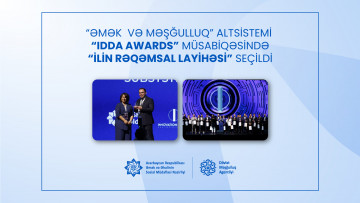 “Əmək  və Məşğulluq” altsistemi “IDDA Awards” müsabiqəsində “İlin Rəqəmsal Layihəsi” seçildi
