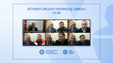 Növbəti onlayn vətəndaş qəbulu keçirilib