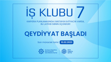 Bu günədək “İş Klubu” layihəsinə 115 şəxs qatlıb