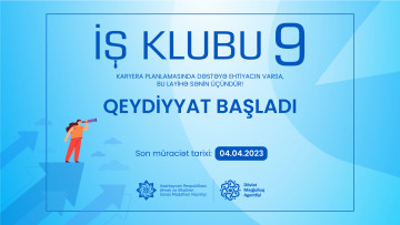 “İş Klubu 9” layihəsinə qeydiyyat başlayıb