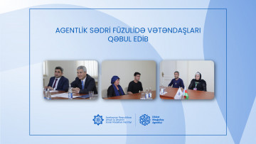 Agentlik sədri Füzulidə vətəndaşları qəbul edib